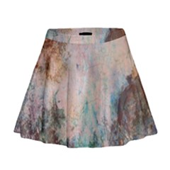 Cold Stone Abstract Mini Flare Skirt