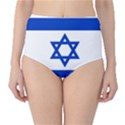 Flag of Israel High-Waist Bikini Bottoms View1