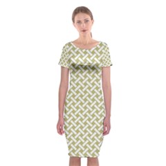 Artistic Pattern Classic Short Sleeve Midi Dress