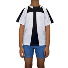 Tau Cross  Kids  Short Sleeve Swimwear by abbeyz71