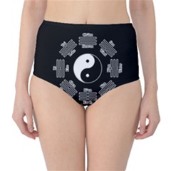 I Ching  High-waist Bikini Bottoms by Valentinaart
