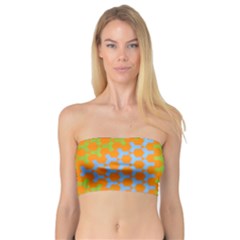 Green Blue Orange Bandeau Top by Mariart