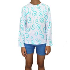 Pattern Kids  Long Sleeve Swimwear by ValentinaDesign