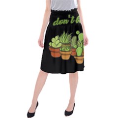 Cactus - Dont Be A Prick Midi Beach Skirt by Valentinaart