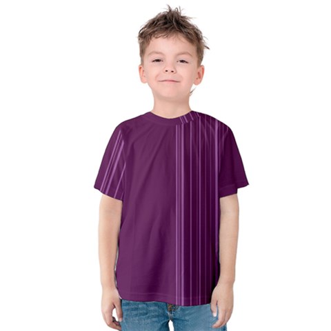 Lines Kids  Cotton Tee by ValentinaDesign