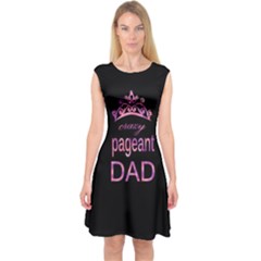 Crazy Pageant Dad Capsleeve Midi Dress by Valentinaart