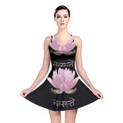 Namaste - Lotus Reversible Skater Dress by Valentinaart