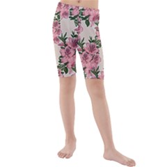 Orchid Kids  Mid Length Swim Shorts by Valentinaart
