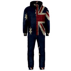 Vintage Australian Flag Hooded Jumpsuit (men)  by ValentinaDesign