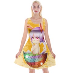 Easter Bunny Furry Reversible Velvet Sleeveless Dress by Catifornia