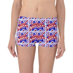 Happy 4th Of July Theme Pattern Boyleg Bikini Bottoms by dflcprintsclothing