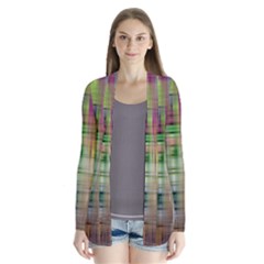 Woven Colorful Abstract Background Of A Tight Weave Pattern Cardigans by Nexatart
