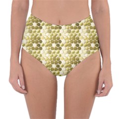 Cleopatras Gold Reversible High-waist Bikini Bottoms by psweetsdesign