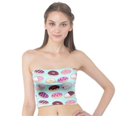 Donut Jelly Bread Sweet Tube Top by Mariart