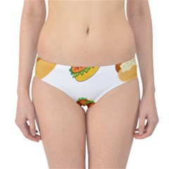Hot Dog Buns Sauce Bread Hipster Bikini Bottoms by Mariart