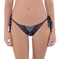 Wool Texture With Great Pattern Reversible Bikini Bottom by BangZart