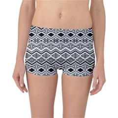 Aztec Design  Pattern Reversible Boyleg Bikini Bottoms by BangZart