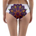 Ornate mandala Reversible Mid-Waist Bikini Bottoms View2