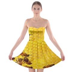 Sweden Honey Strapless Bra Top Dress by BangZart