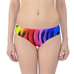 Colorful Vertical Lines Hipster Bikini Bottoms by BangZart