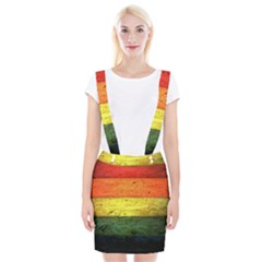 Five Wall Colour Braces Suspender Skirt