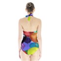 Colorful Balloons Render Halter Swimsuit View2