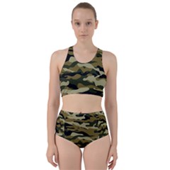 Military Vector Pattern Texture Bikini Swimsuit Spa Swimsuit  by BangZart