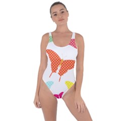 Beautiful Colorful Polka Dot Butterflies Clipart Bring Sexy Back Swimsuit by BangZart