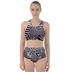 Abstract Fauna Pattern When Zebra And Giraffe Melt Together Bikini Swimsuit Spa Swimsuit  by BangZart