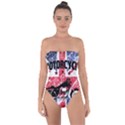 Motorcycle old school Tie Back One Piece Swimsuit View1