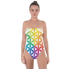 Heart Energy Medicine Tie Back One Piece Swimsuit by BangZart