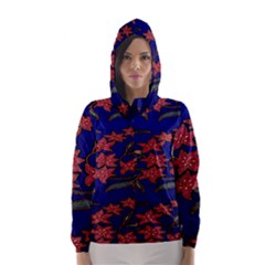 Batik  Fabric Hooded Wind Breaker (women) by BangZart