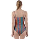 Colorful striped background Sweetheart Tankini Set View2