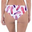 Watercolor Pattern With Feathers Reversible Classic Bikini Bottoms View4