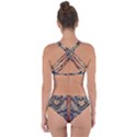Traditional Batik Indonesia Pattern Criss Cross Bikini Set View2