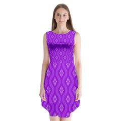 Decorative Seamless Pattern  Sleeveless Chiffon Dress   by TastefulDesigns