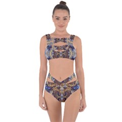 Baroque Fractal Pattern Bandaged Up Bikini Set  by BangZart