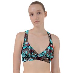 Elephant Stained Glass Sweetheart Sports Bra by BangZart