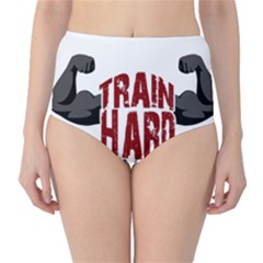 Train Hard High-waist Bikini Bottoms by Valentinaart