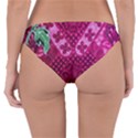Pink Batik Cloth Fabric Reversible Hipster Bikini Bottoms View2