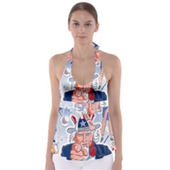 Independence Day United States Of America Babydoll Tankini Top by BangZart