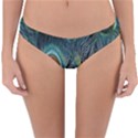 Feathers Art Peacock Sheets Patterns Reversible Hipster Bikini Bottoms View3