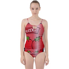 Beverage Can Drink Juice Tomato Cut Out Top Tankini Set by Nexatart