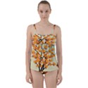 Branches Field Flora Forest Fruits Twist Front Tankini Set View1