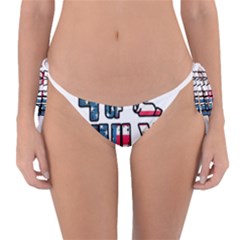 4th Of July Independence Day Reversible Bikini Bottom by Valentinaart
