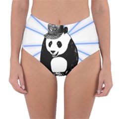 Deejay Panda Reversible High-waist Bikini Bottoms by Valentinaart