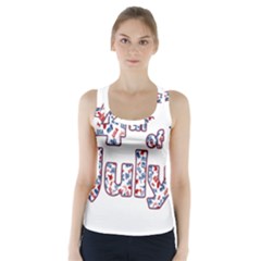 4th Of July Independence Day Racer Back Sports Top by Valentinaart