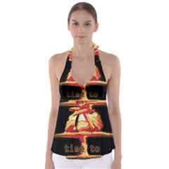 Nuclear Explosion Babydoll Tankini Top by Valentinaart