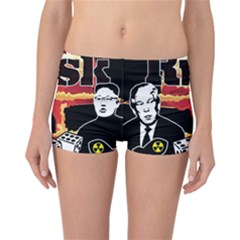 Nuclear Explosion Trump And Kim Jong Reversible Boyleg Bikini Bottoms by Valentinaart
