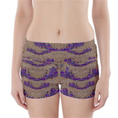 Pearl Lace And Smiles In Peacock Style Boyleg Bikini Wrap Bottoms by pepitasart